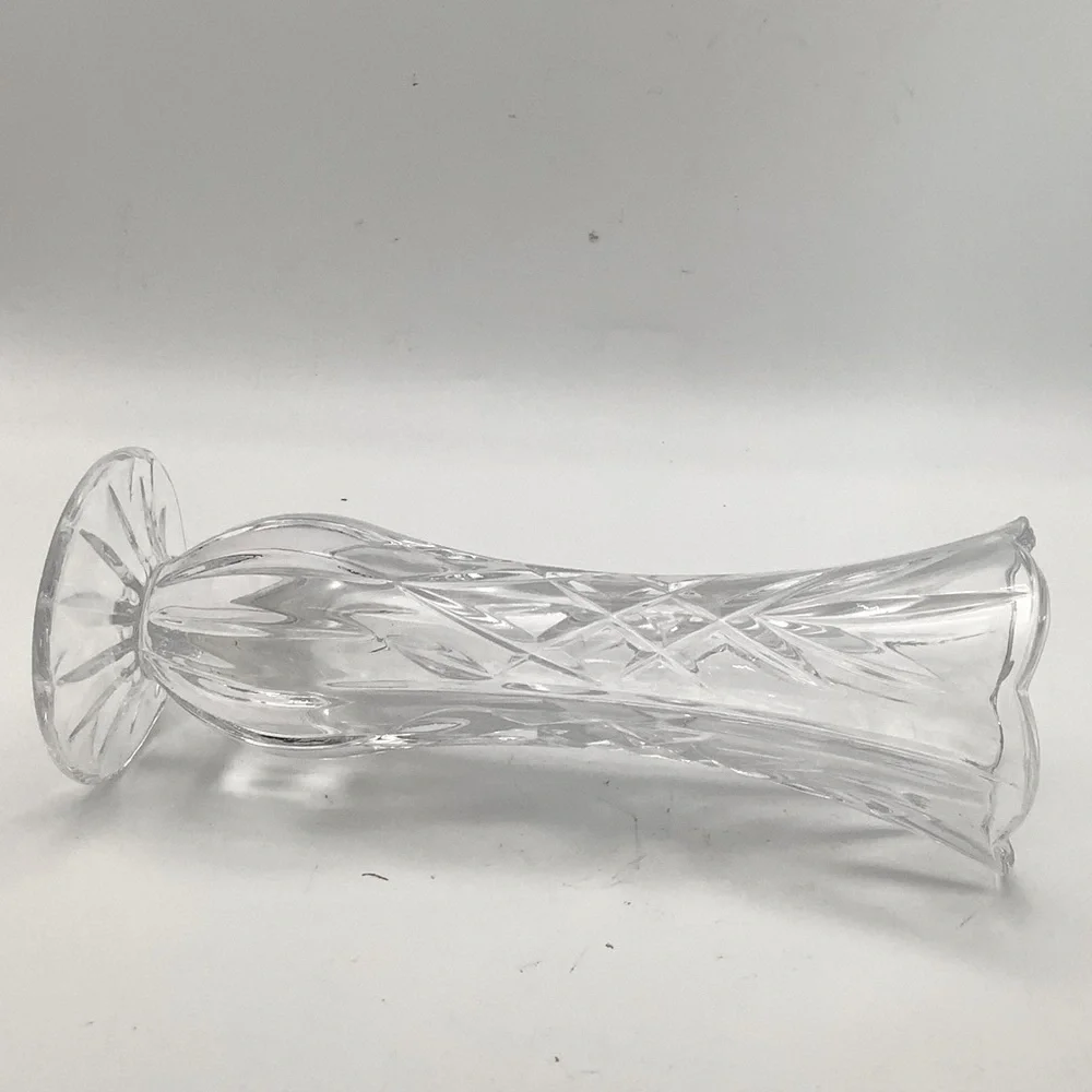 8” Footed Crystal Vase